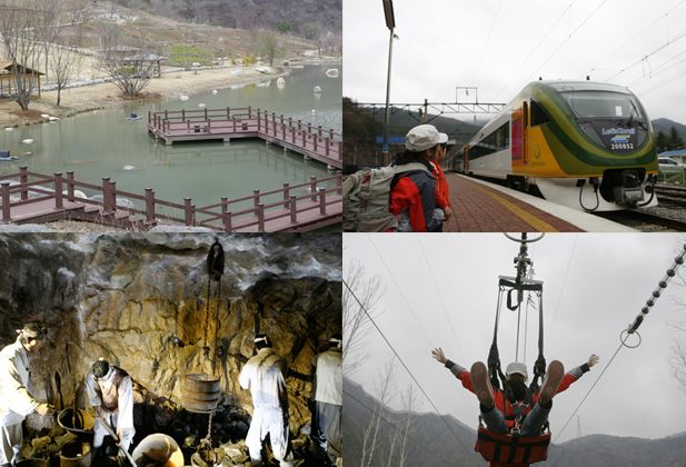 이색 열차도 타고 동강 위도 날아보고, 정선 테마 여행