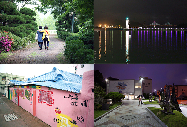 도시․섬․항구가 어우러진 바다의 야경, 창원시립마산문신미술관