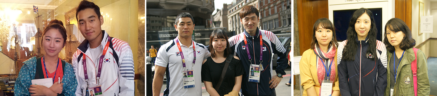 런던올림픽펜싱선수들