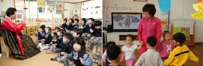 이야기할머니 활동 모습