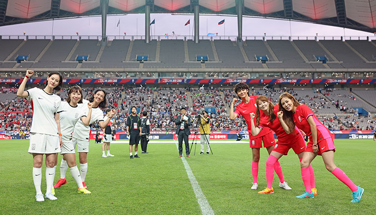 여자축구 출정식