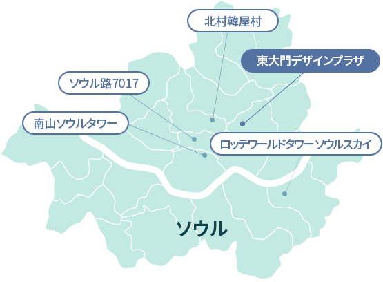 東大門デザインプラザ 地図