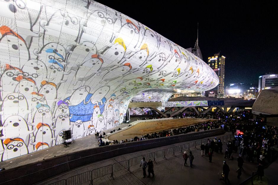 서울라이트 DDP 겨울 관련 이미지 