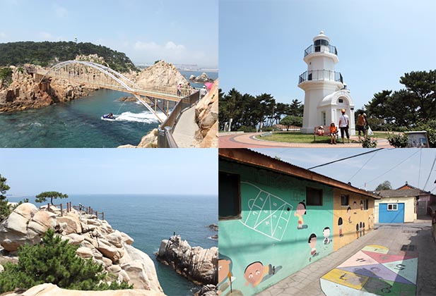 송림과 기암 사이 빼어난 자태, 울산 울기등대 구 등탑