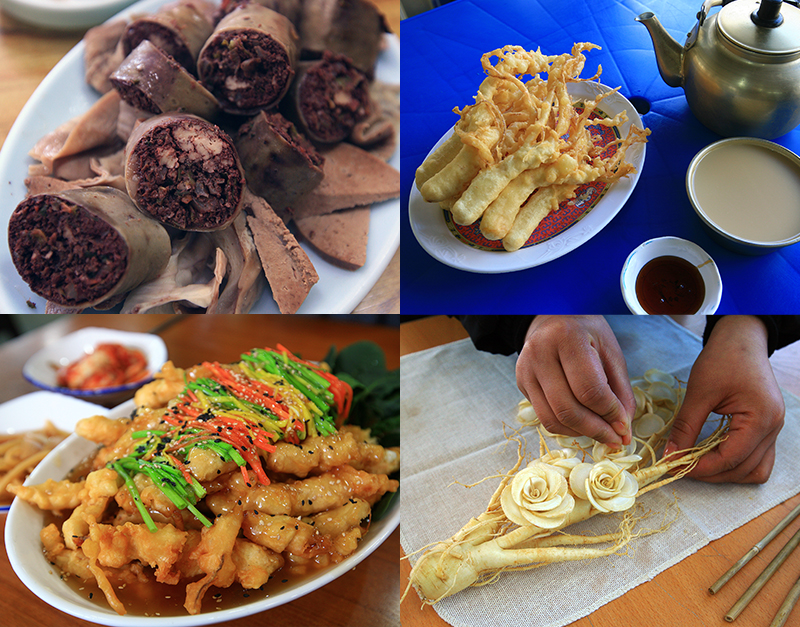 맛도 영양도 만점, 금산 인삼튀김