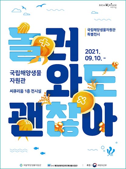 [전시]국립해양생물자원관 특별전시 「놀러 와도 괜찮아」