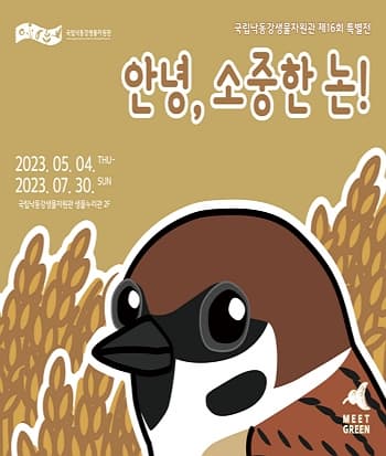[전시][국립낙동강생물자원관] 안녕, 소중한 논!