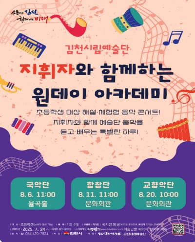 [김천] 지휘자와 함께하는 원데이 아카데미, 교향악단: 클래식 엿보기