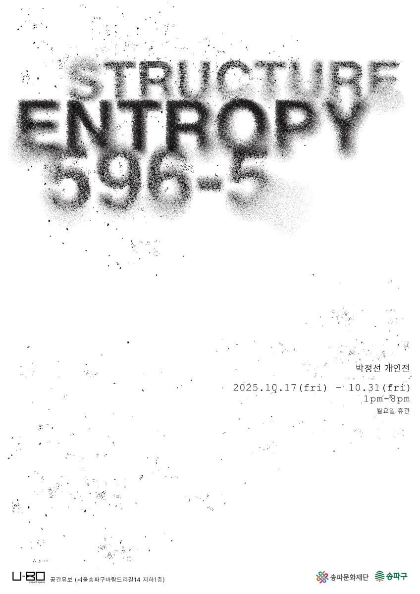 2025 송파문화예술 활성화 지원사업 선정 전시 <Structure Entropy 596-5>