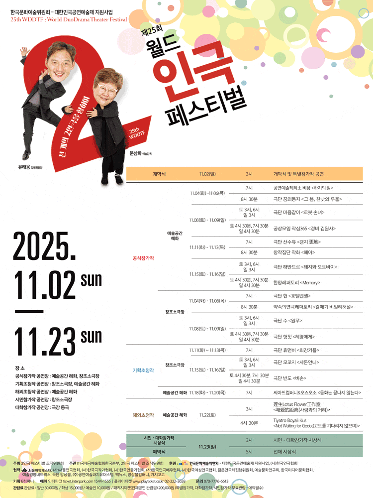 제25회 월드 2인극 페스티벌, 최강커플