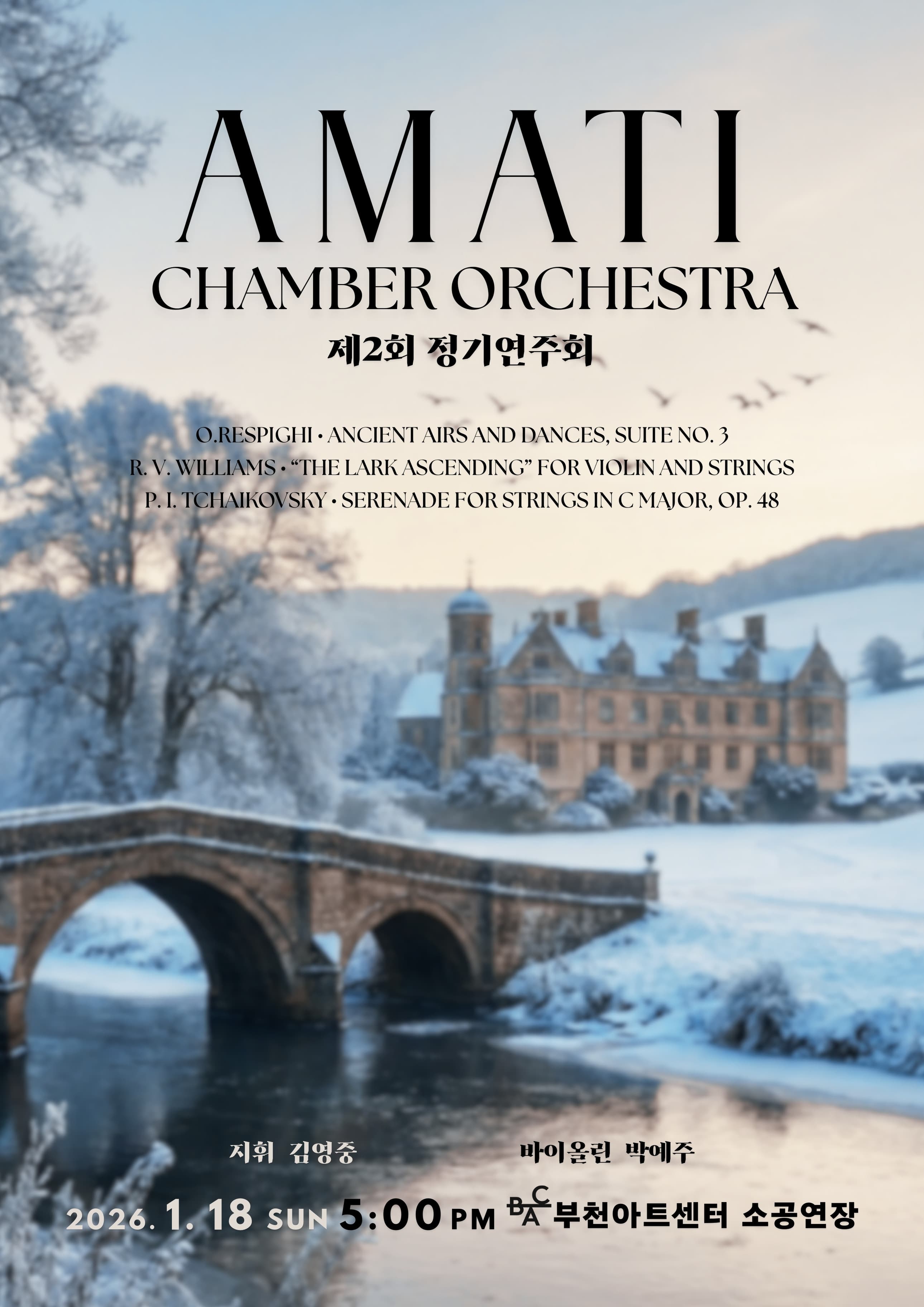 [부천] 제2회 아마티챔버오케스트라 정기연주회