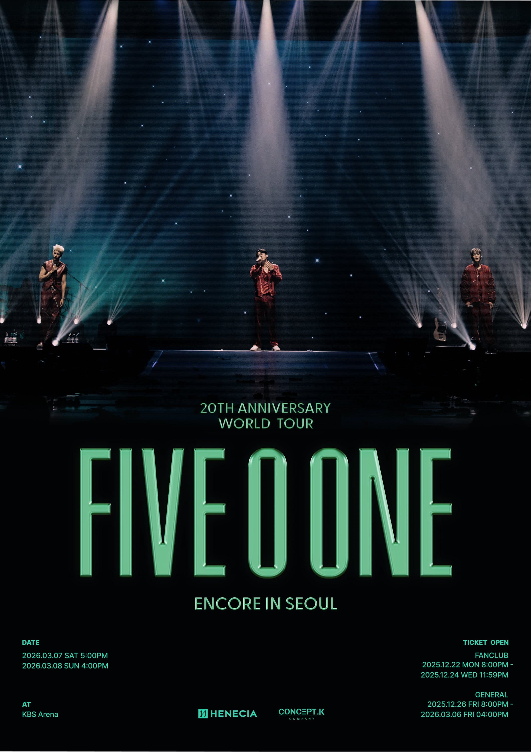 20th Anniversary World Tour 'FIVE O ONE' ENCORE in SEOUL