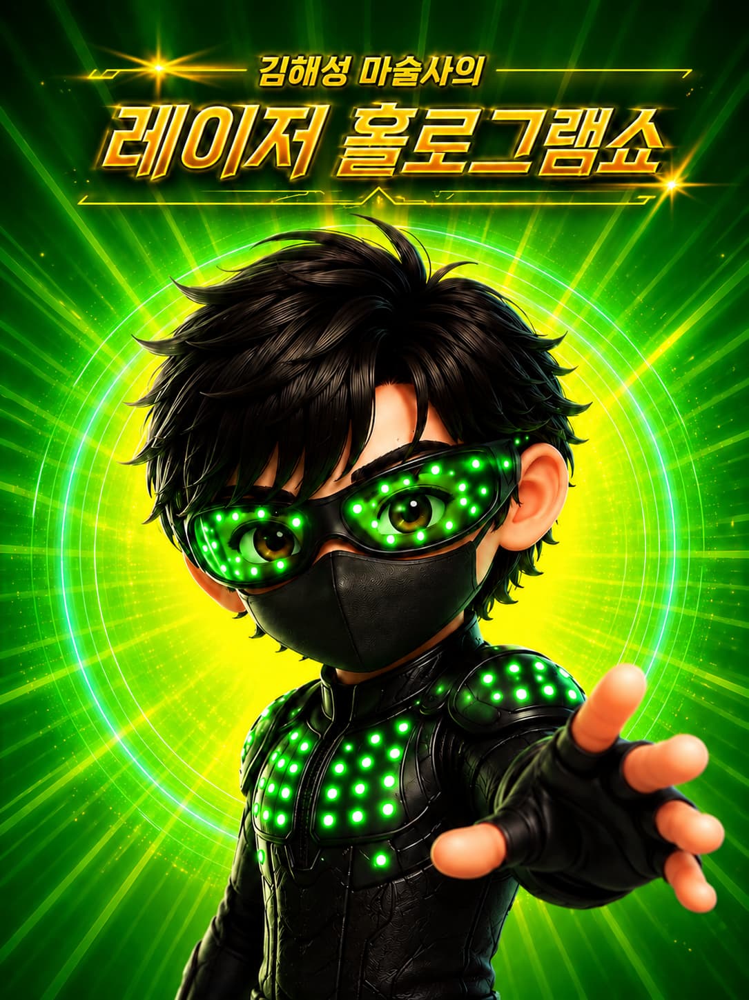 [인천] 레이져 홀로그램쇼: 사이버 매직쇼