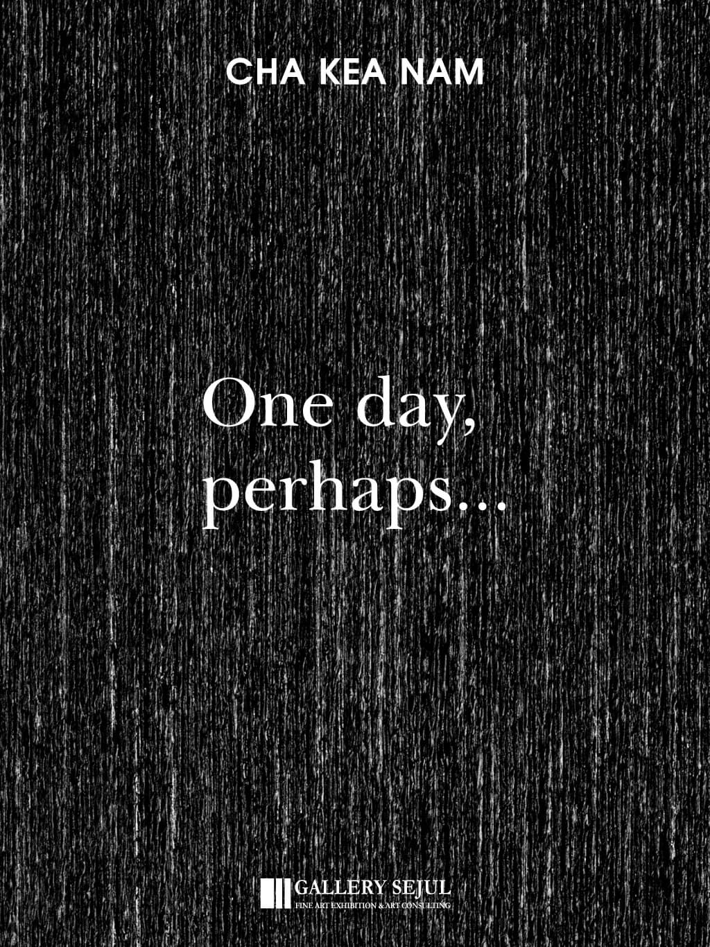 차계남 개인전 《One Day, Perhaps…》