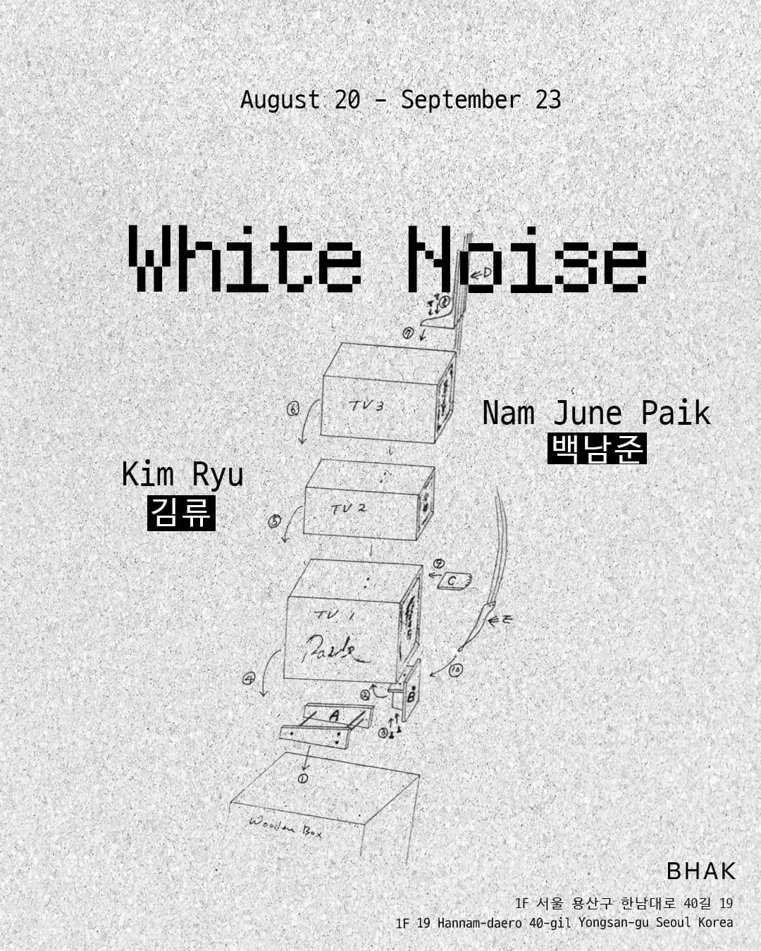백남준·김류 《백색소음 White Noise》