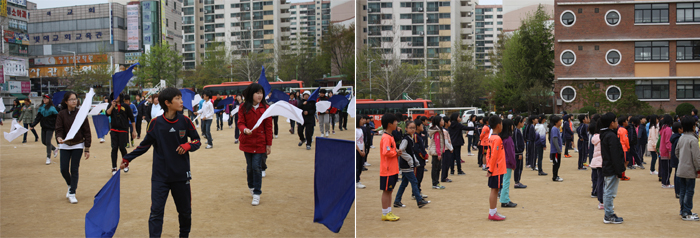 일반 학생 친구들과 동일하게 학교의 모든 행사에 적극적으로 참여하여 학생의 본분을 다하는 선수들. 태도는 오히려 더 좋아 보인다. 