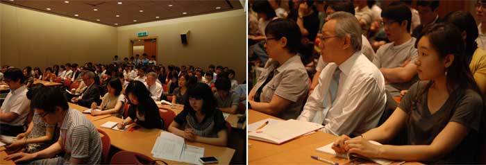 2011 서울국제도서전 토론회의 참석자들 모습 