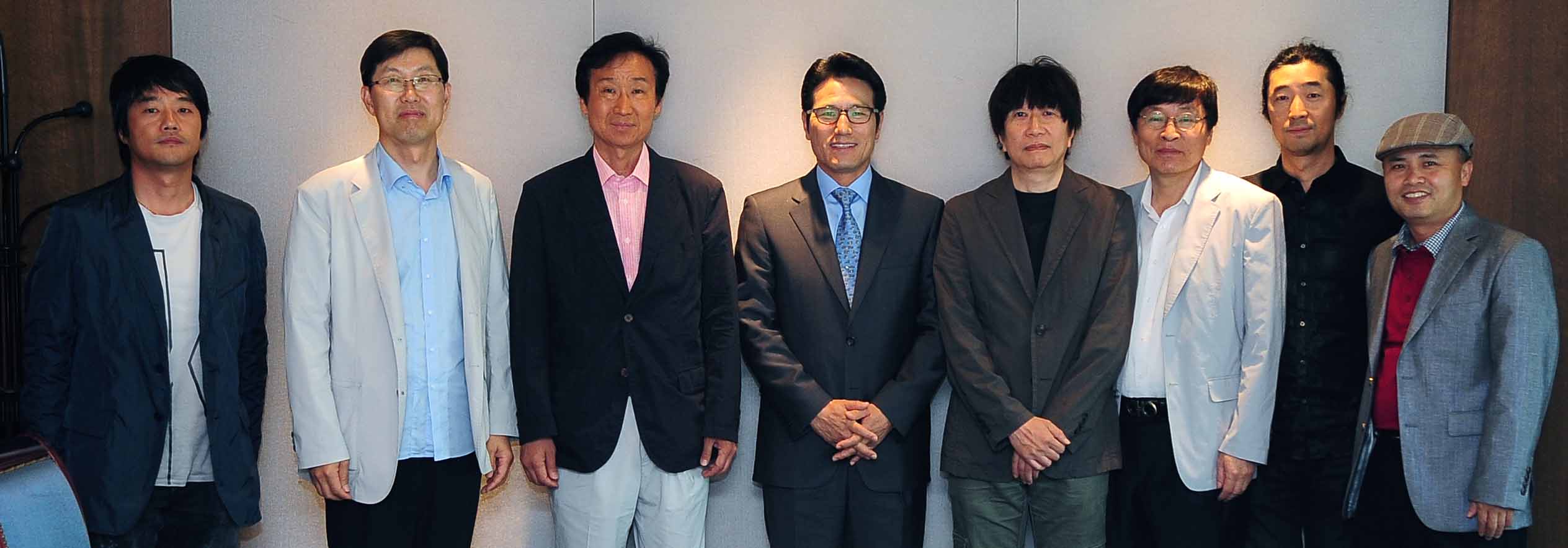 정병국 장관과 오찬 간담회의 참석자들-3사 피디를 포함한 드라마 피디들