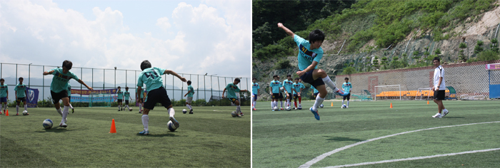 “학부모님들 자녀들 축구시키신 것은 정말 잘하신 일입니다.”