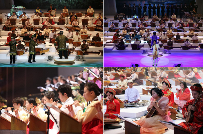 2009 '한-아세안 전통음악 오케스트라' 다문화 가정 초청 특별공연 당시