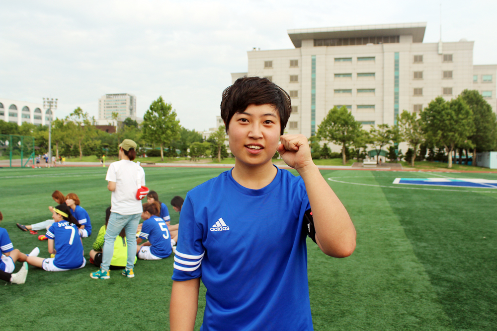 인하대 여자축구동아리 윅스 주장 전해림