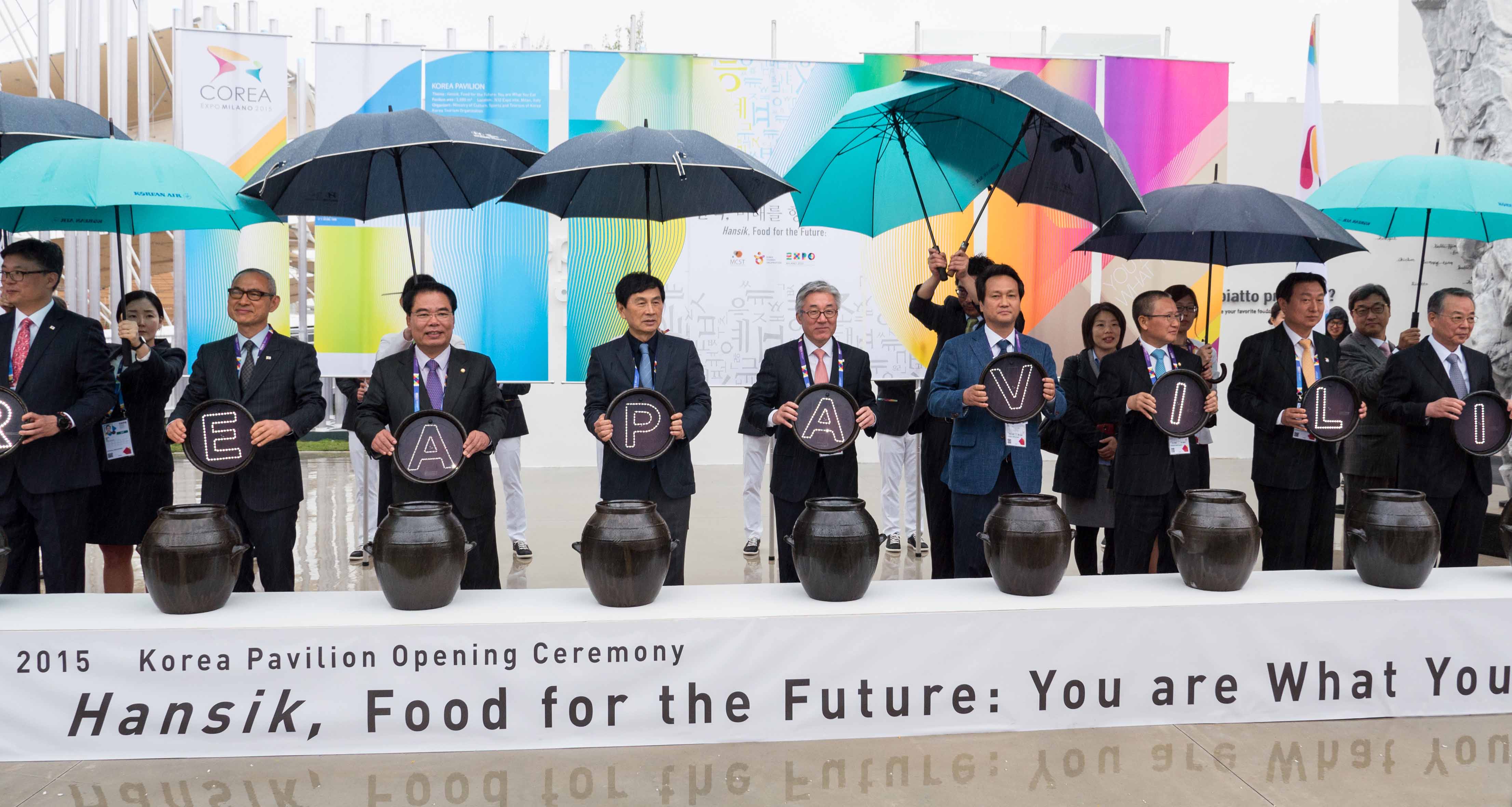2015 Korea Pavilon Opening Ceremony -Hansik, Food for the Future : You are What You