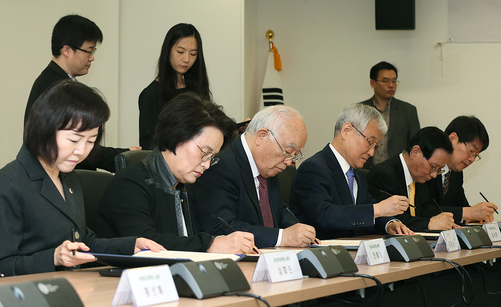 문화융성위원회, 여자대학총장협의회와 업무협약 체결식 개최