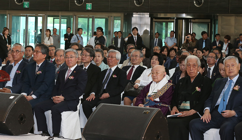 ‘한일 국보 반가사유상의 만남’ 특별전 개막식