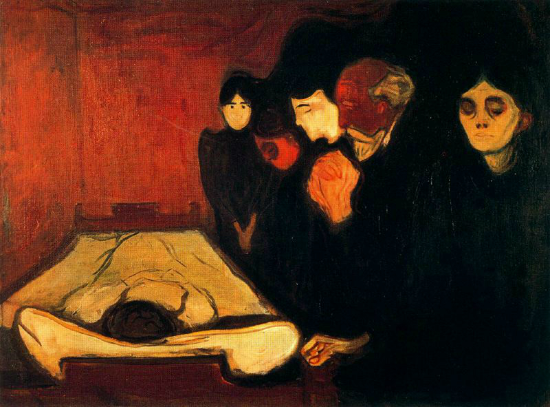  <the death bed>(Edvard Munch, 1896)