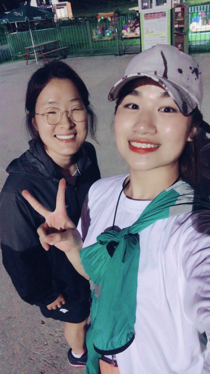 양재림 선수(좌)와 이경희 선수(우)