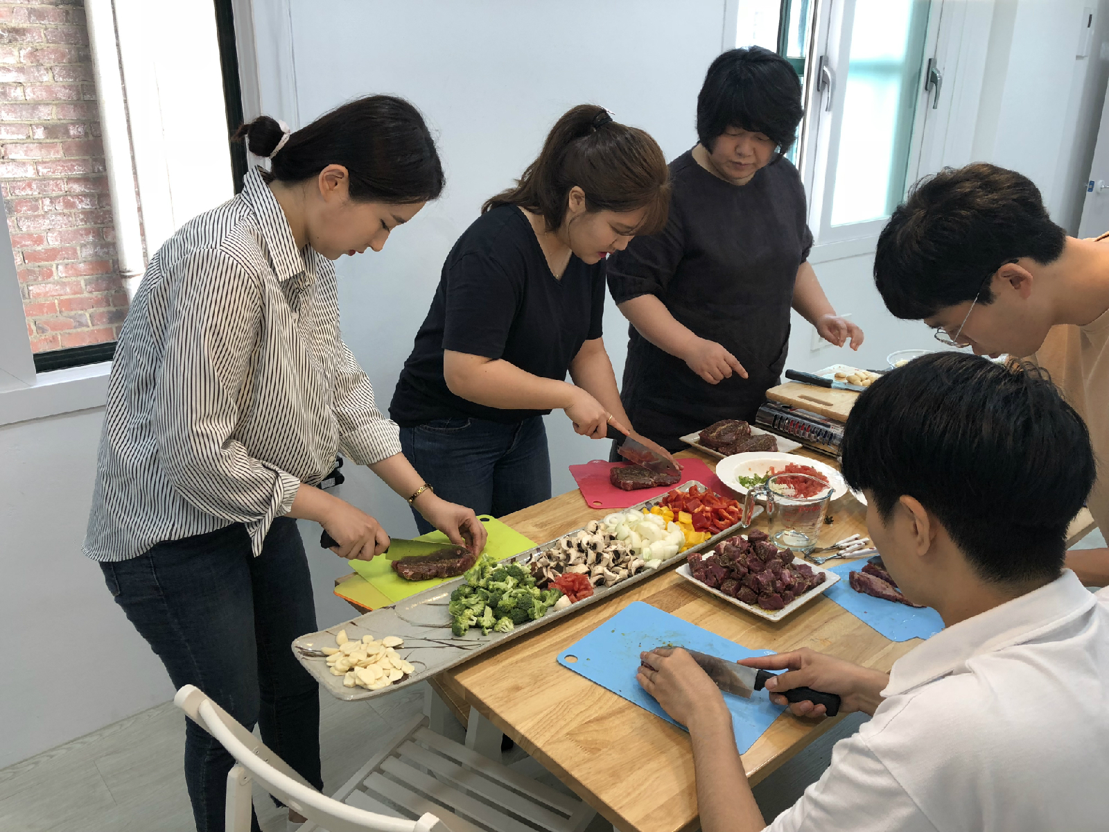 재료 준비 과정