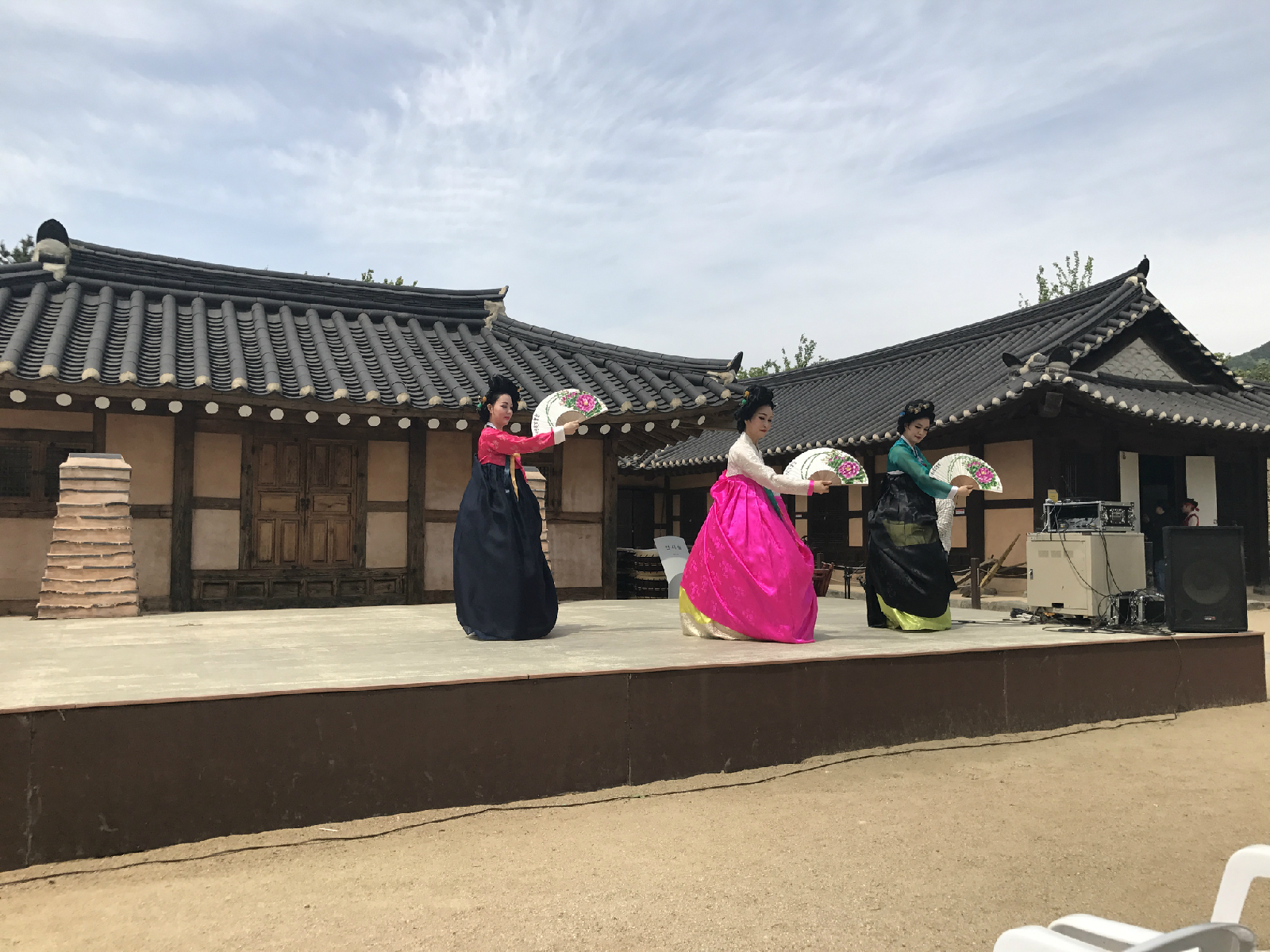 부채춤 공연