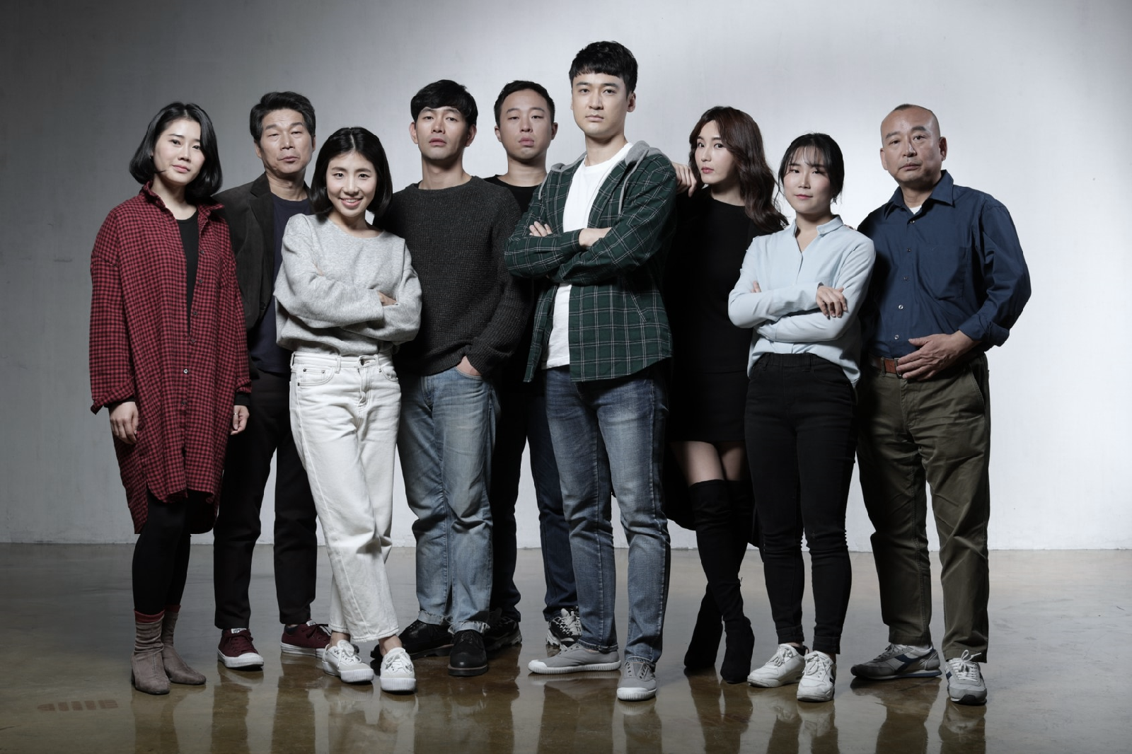 <고시원 연쇄 화재 사건 /> 단체 사진