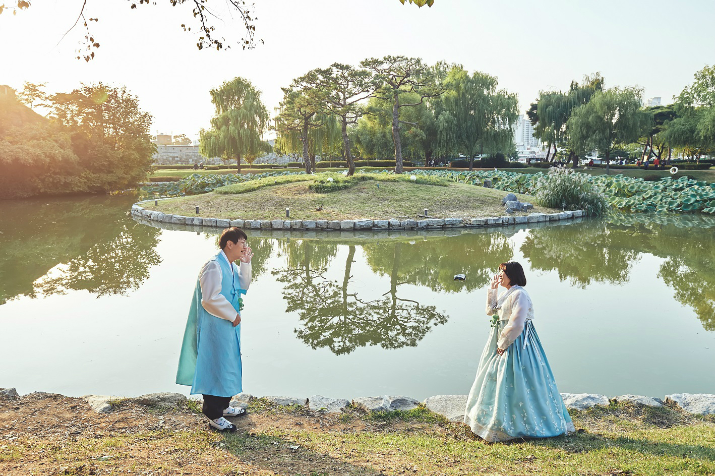 프로그램 참여자 송슬기, 이대희 씨의 사진