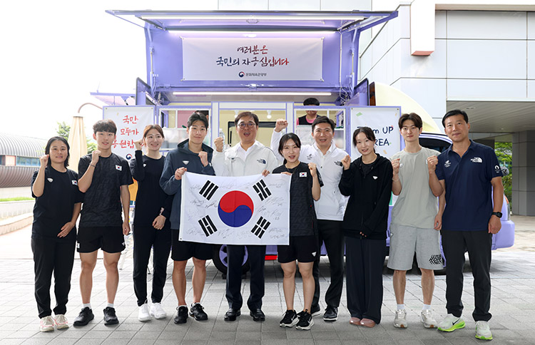 진천선수촌 방문