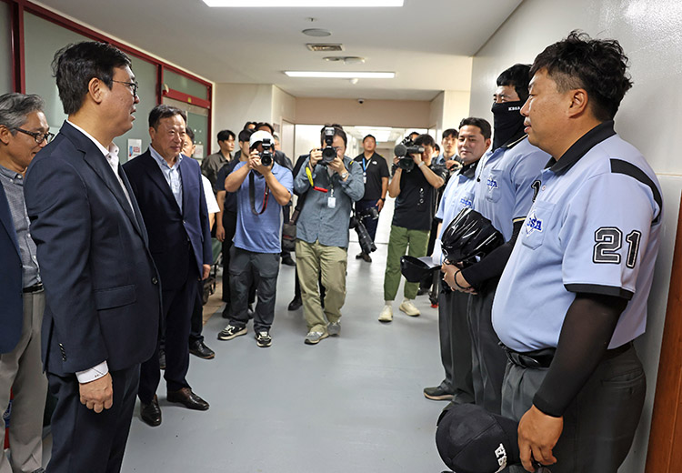 봉황대기 고교야구대회 현장방문