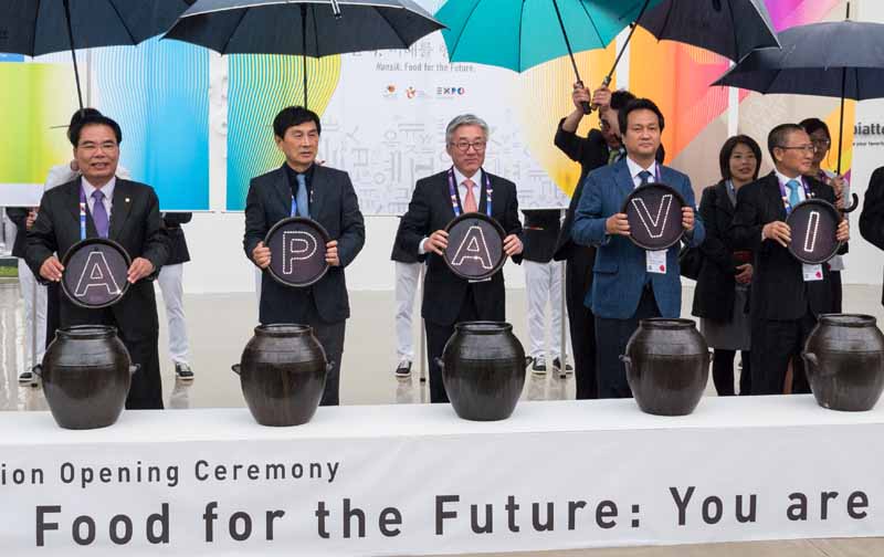 2015 밀라노 엑스포, ‘한국관’ 개관(2015. 5. 1.)
