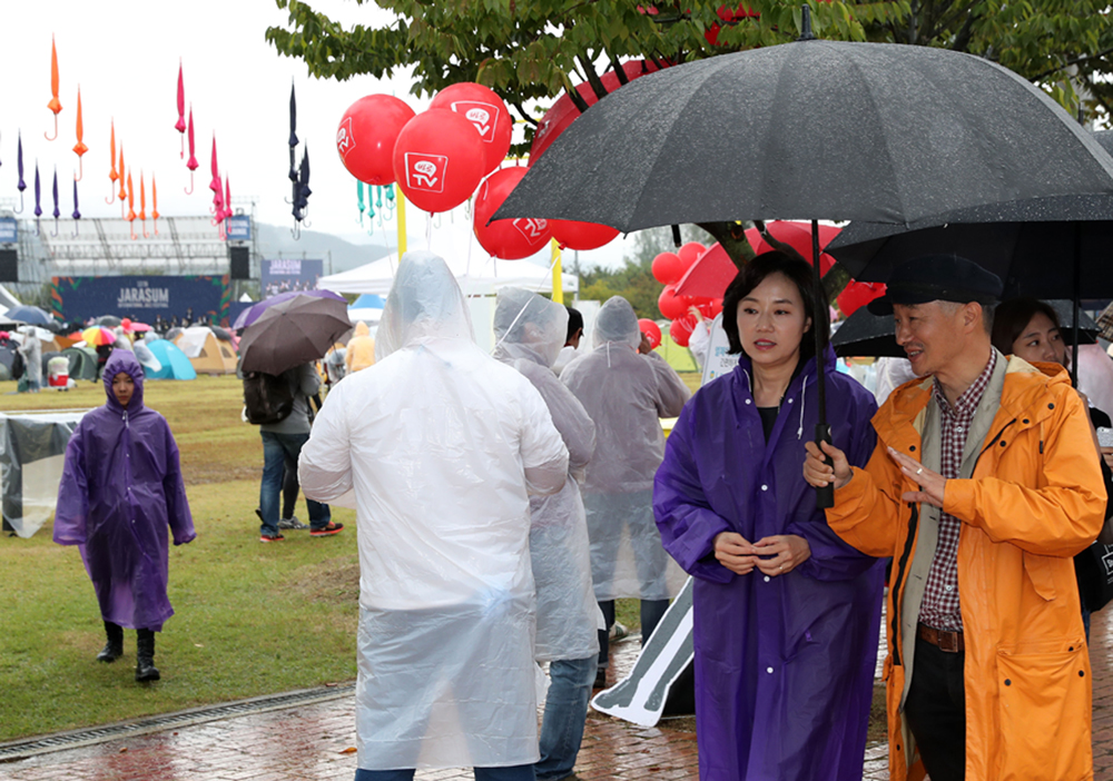 문체부 장관, 문화관광축제 ‘자라섬 국제재즈페스티벌’ 방문(2016. 10. 02.)