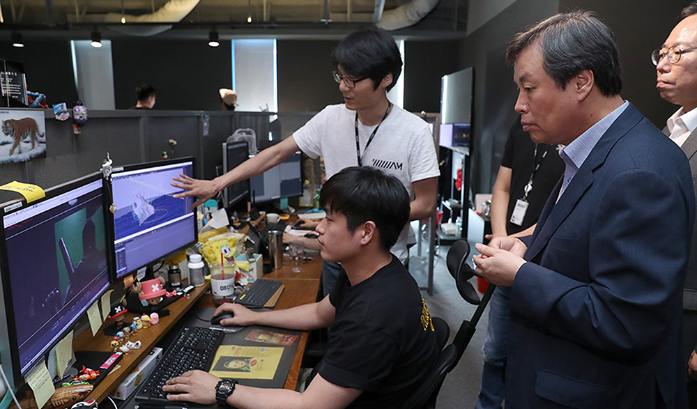 문체부 장관, 사람 중심 혁신성장 영화제작사 방문(2018. 07. 17.)