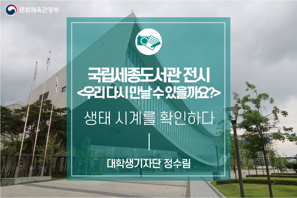 생태 시계를 확인하다, 국립세종도서관 전시 <전시 우리 다시 만날 수 있을까요?>