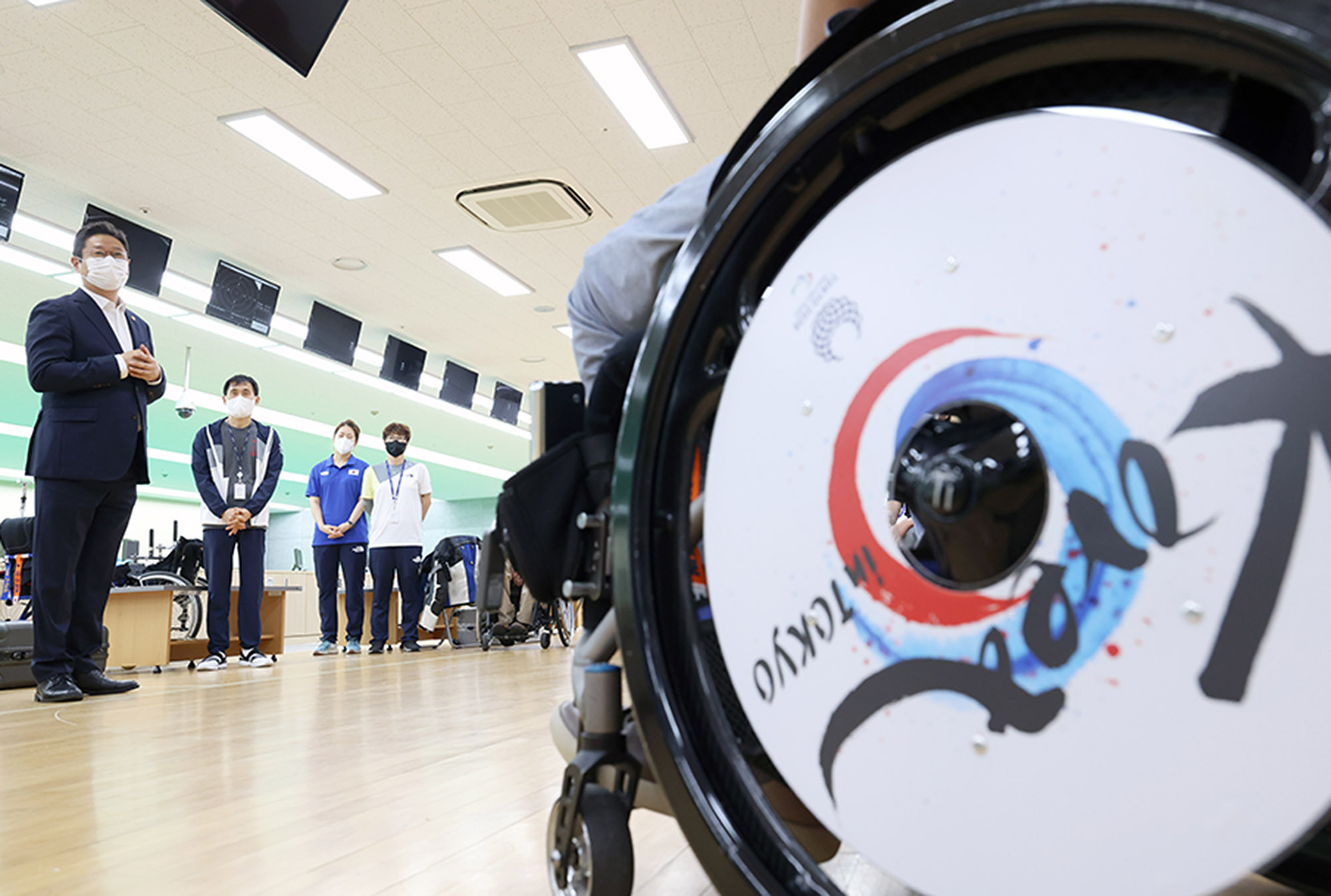 이천선수촌에서 2020 도쿄패럴림픽 대한민국 선수단 격려(2021.08.17.)