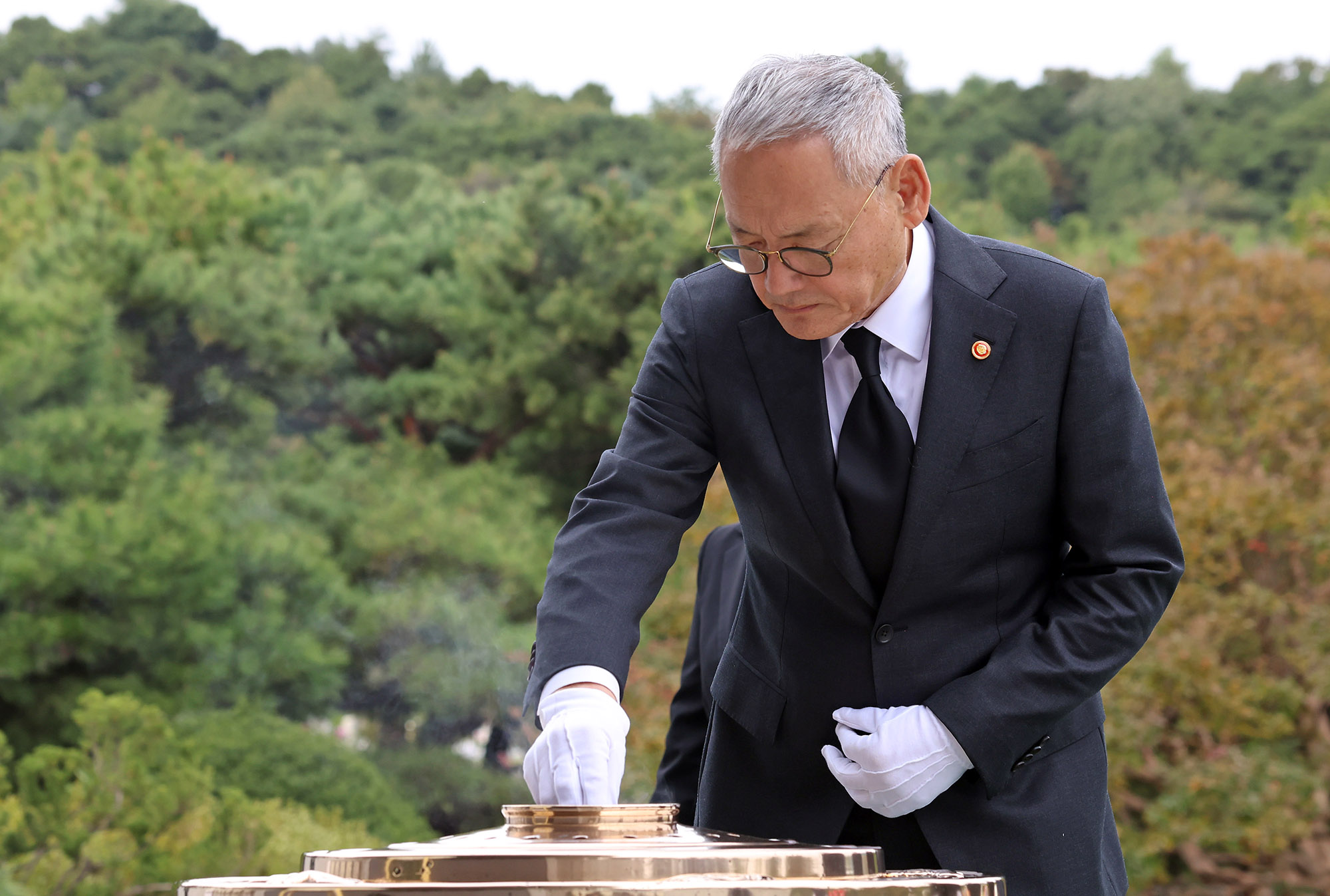 유인촌 신임 문화체육관광부 장관, 국립서울현충원 참배(2023.10.07.)