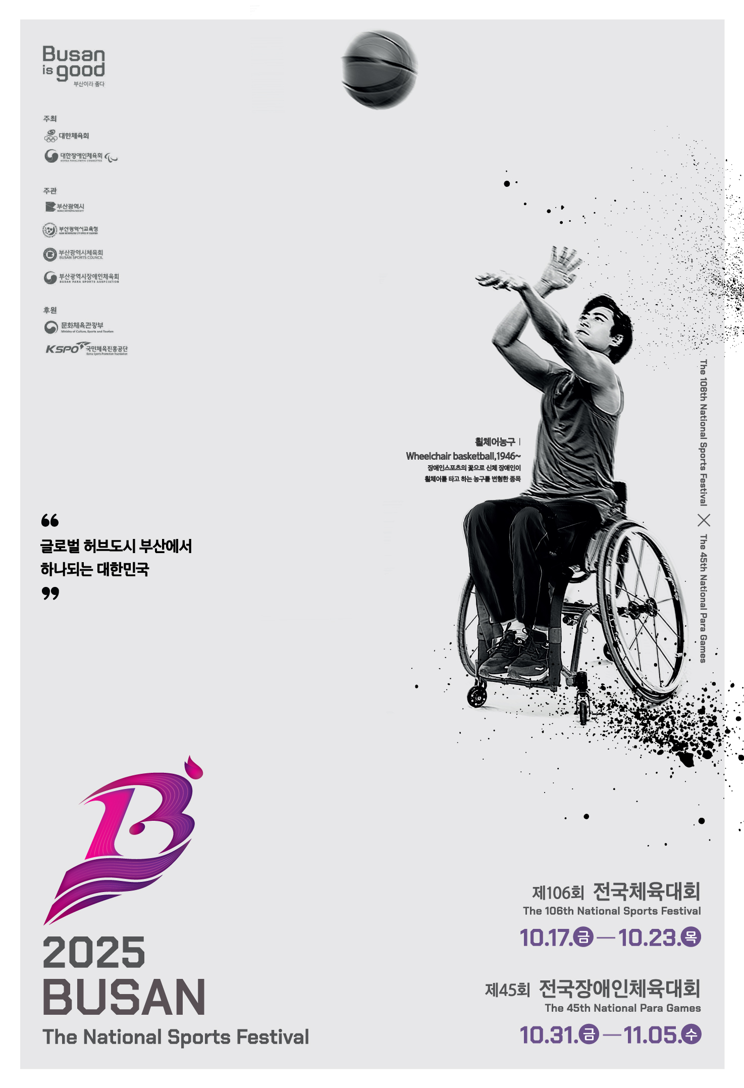 그림입니다. 원본 그림의 이름: 2025 전국장애인체전 포스터.jpg 원본 그림의 크기: 가로 1474pixel, 세로 2154pixel