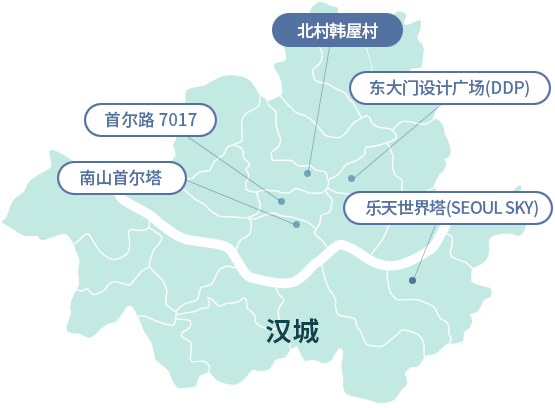 Bukchon Hanok Village map