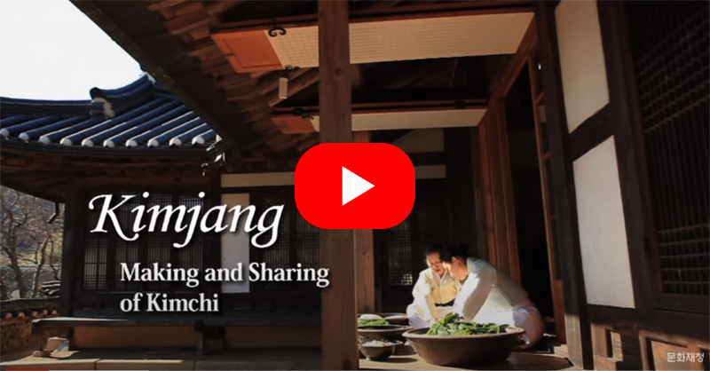 Kimjang Making and Sharing of Kimchi