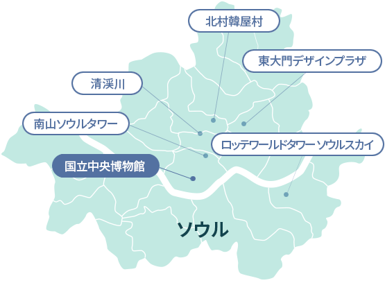 国立中央博物館 地図