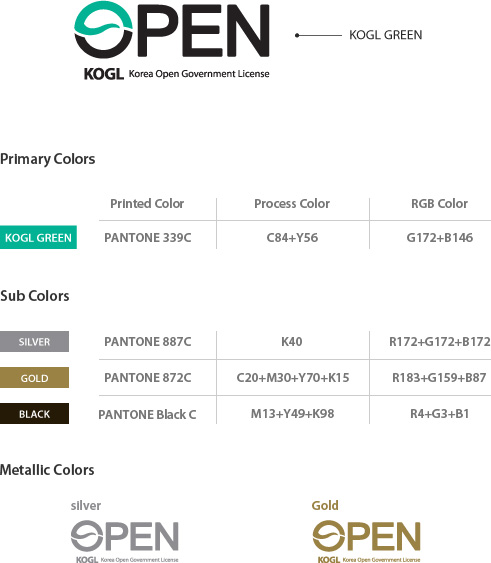 Primary Colors, Sub Colors, Metalic Colors - 자세한 정보는 아래를 참조해주세요